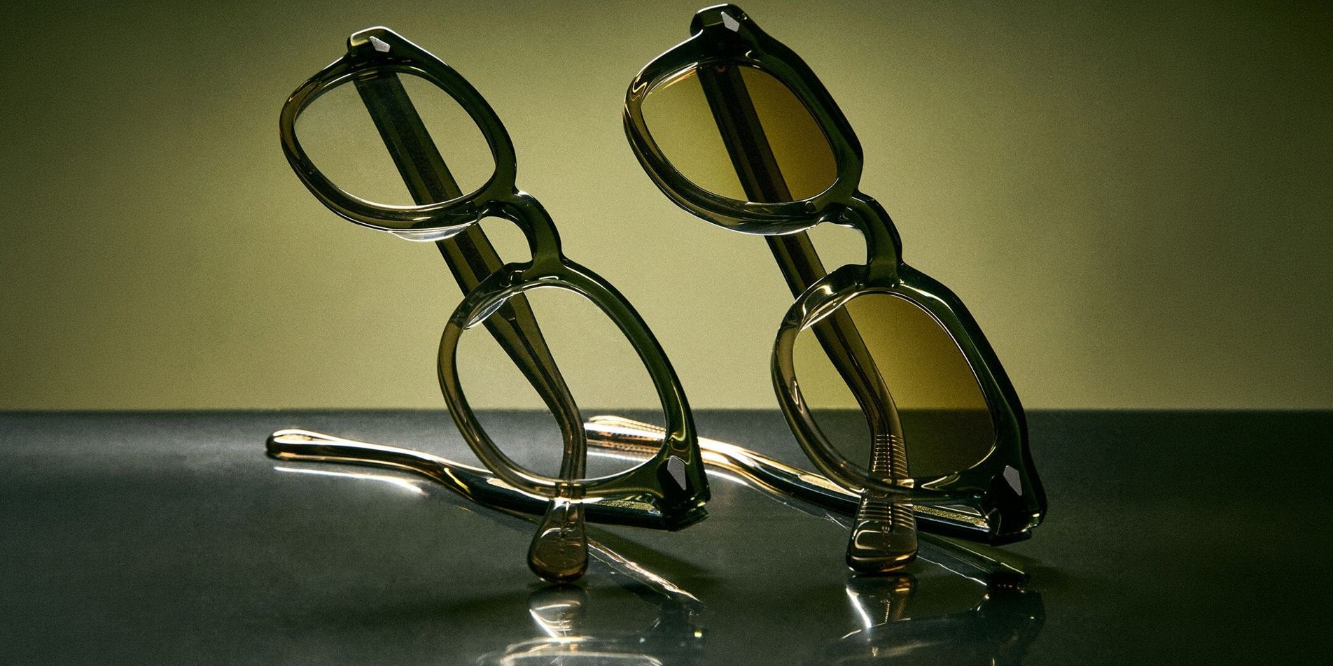 grubościowe metalowe oprawki okularów w stylu retro